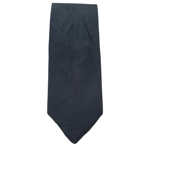 GIANNI VERSACE Gray Geometric Silk Tie ITALY 59